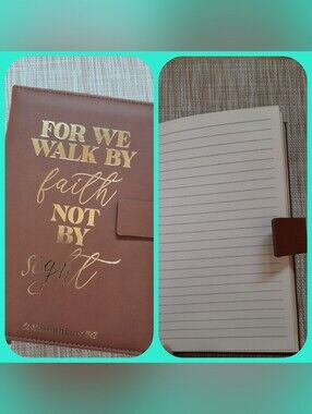 "For We Walk By Faith Not By Sight" NWT Size:OS  Source Unknown